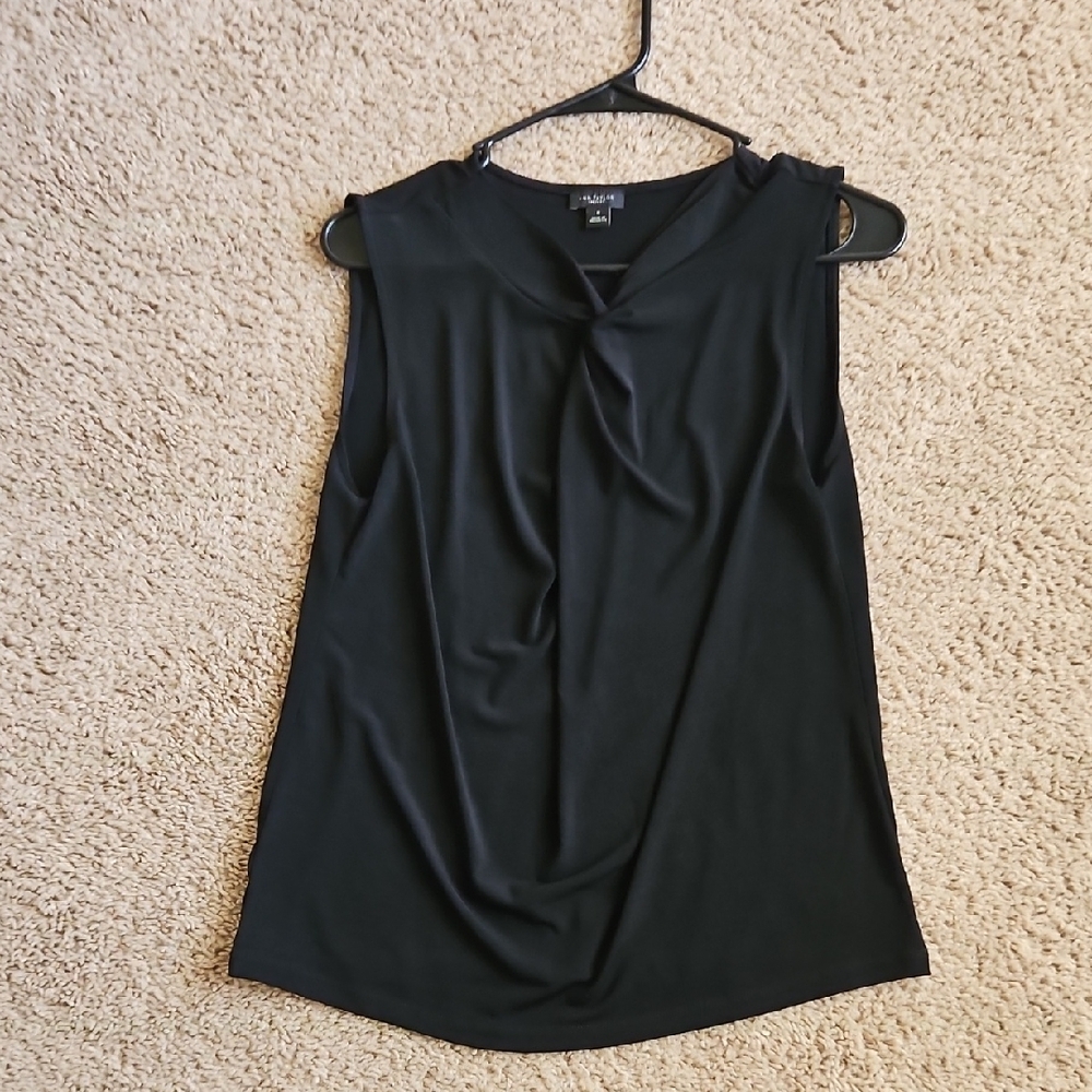 Ann Taylor Factory Black Sleeveless Top